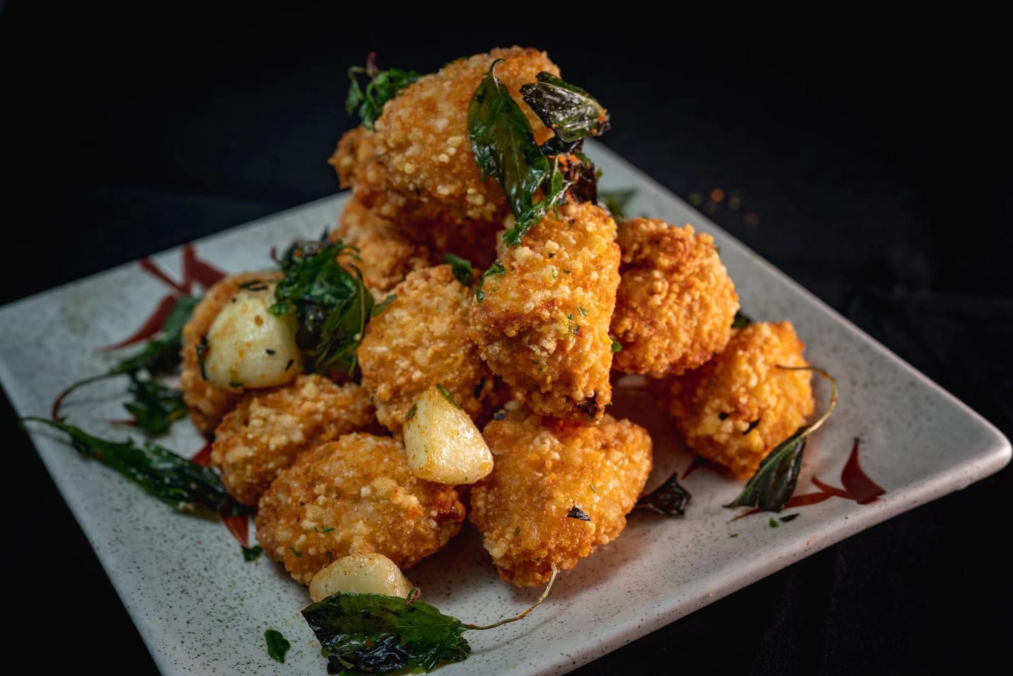 Order Basil Popcorn Chicken food online from Tasty Pot store, Concord on bringmethat.com