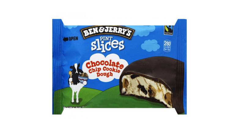 Order Ben & Jerrys Pint Slices Chocolate Chip Cookie Dough food online from Trumbull Mobil store, Trumbull on bringmethat.com