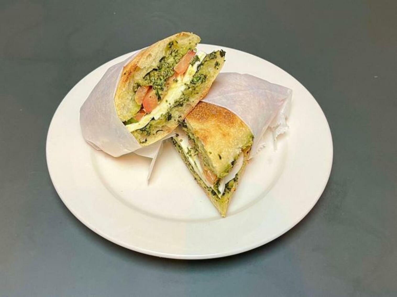 Order Caprese Sandwich food online from Brado store, Brooklyn on bringmethat.com