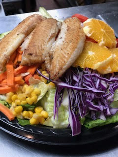 Order Grilled Fish Salad food online from Jalapeños Don Jefe store, Orange on bringmethat.com