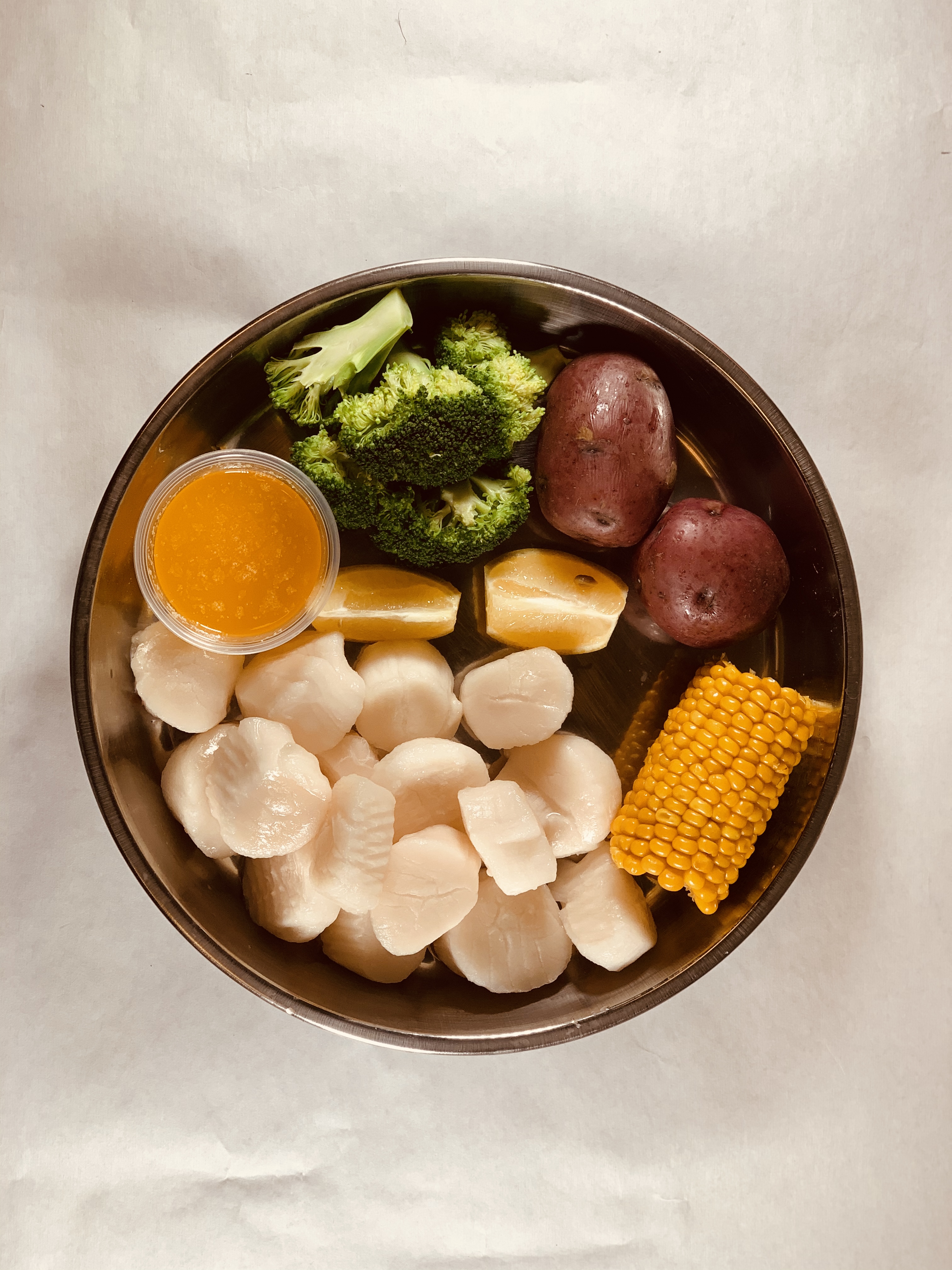 Order 1 LB Scallop  food online from Buffet City/Cajun Seafood Boil store, Chicago on bringmethat.com