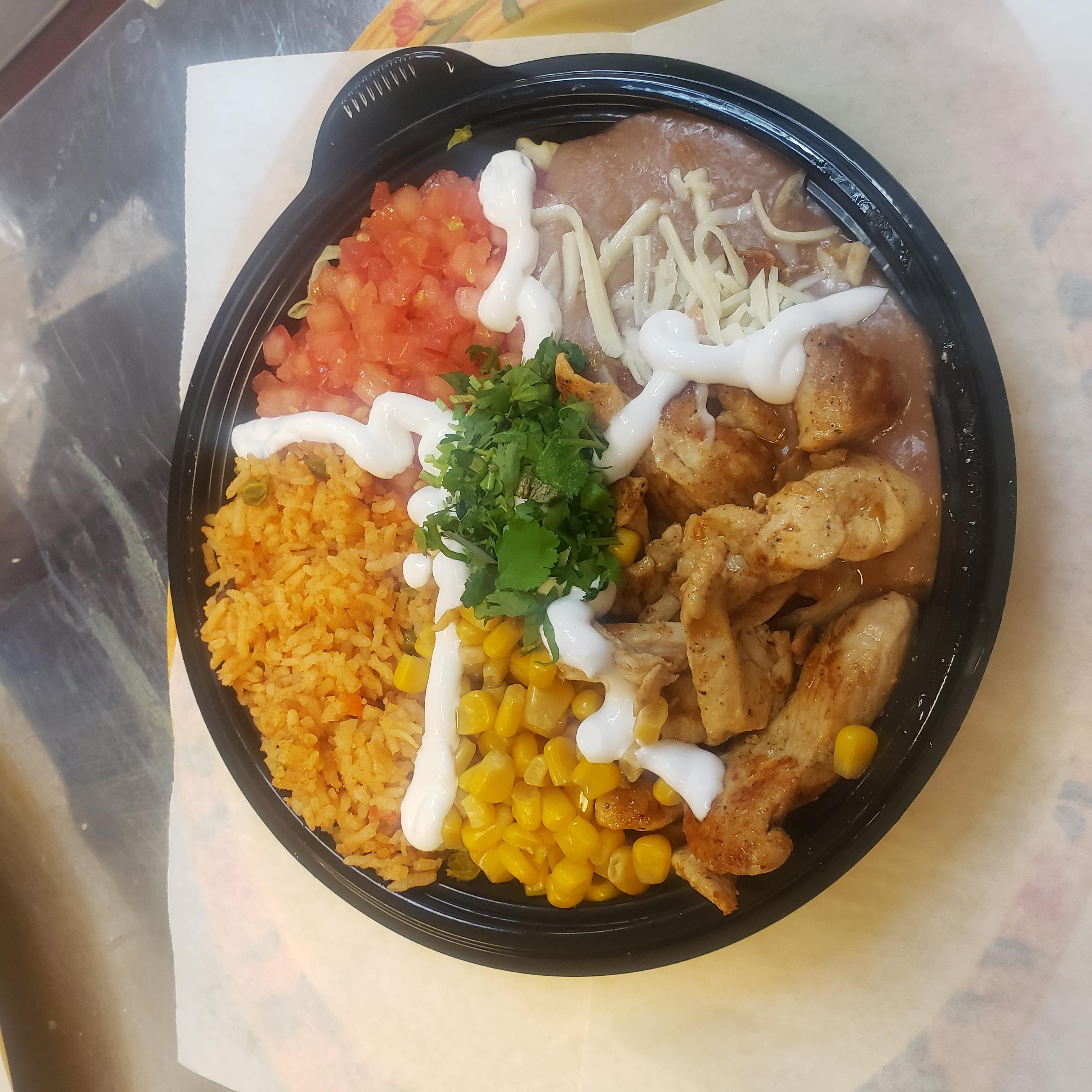 Order Burrito bowl food online from Tony Tacos Downtown store, Bloomington on bringmethat.com