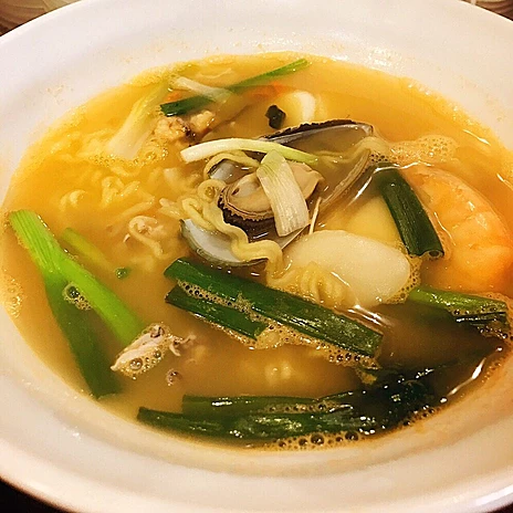 Order Seafood Ramen food online from Soo Ja Fusion Bistro store, Fremont on bringmethat.com