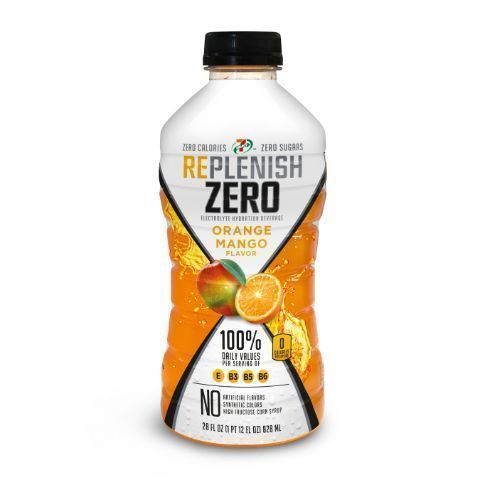 Order 7- Select Replenish Zero Orange Mango 28z food online from 7-Eleven store, Las Vegas on bringmethat.com