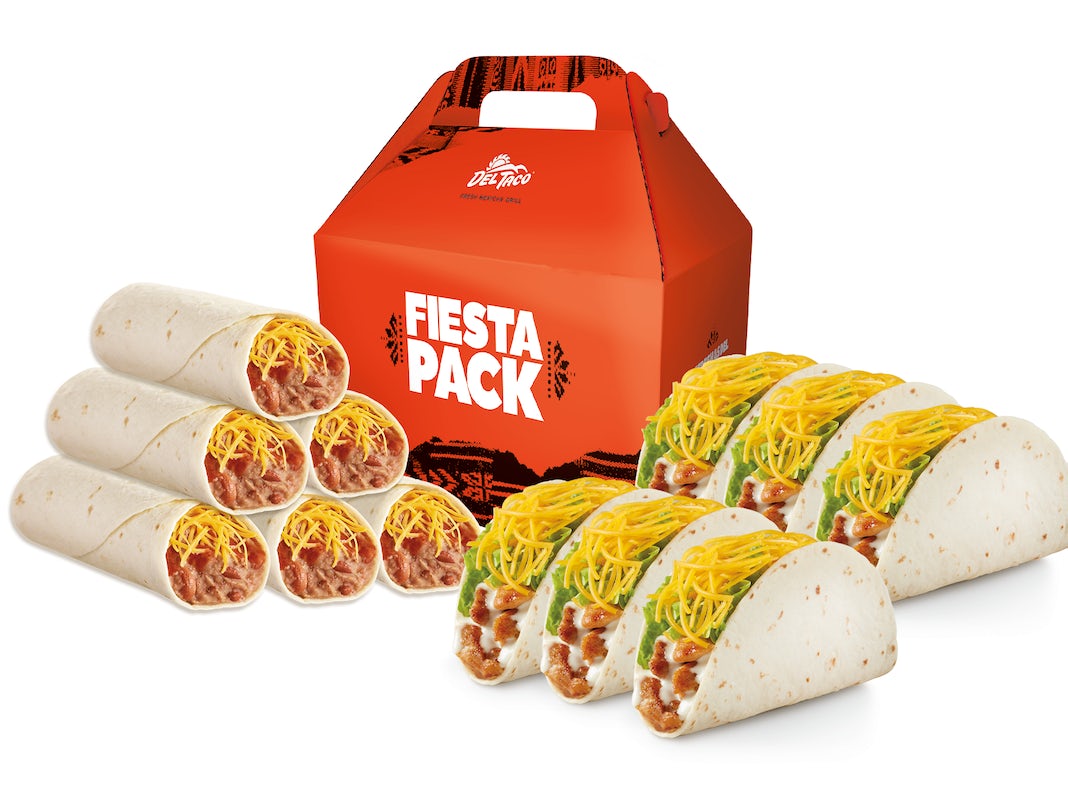 Order Grilled Chicken Taco Fiesta Pack food online from Del Taco store, San Pedro on bringmethat.com