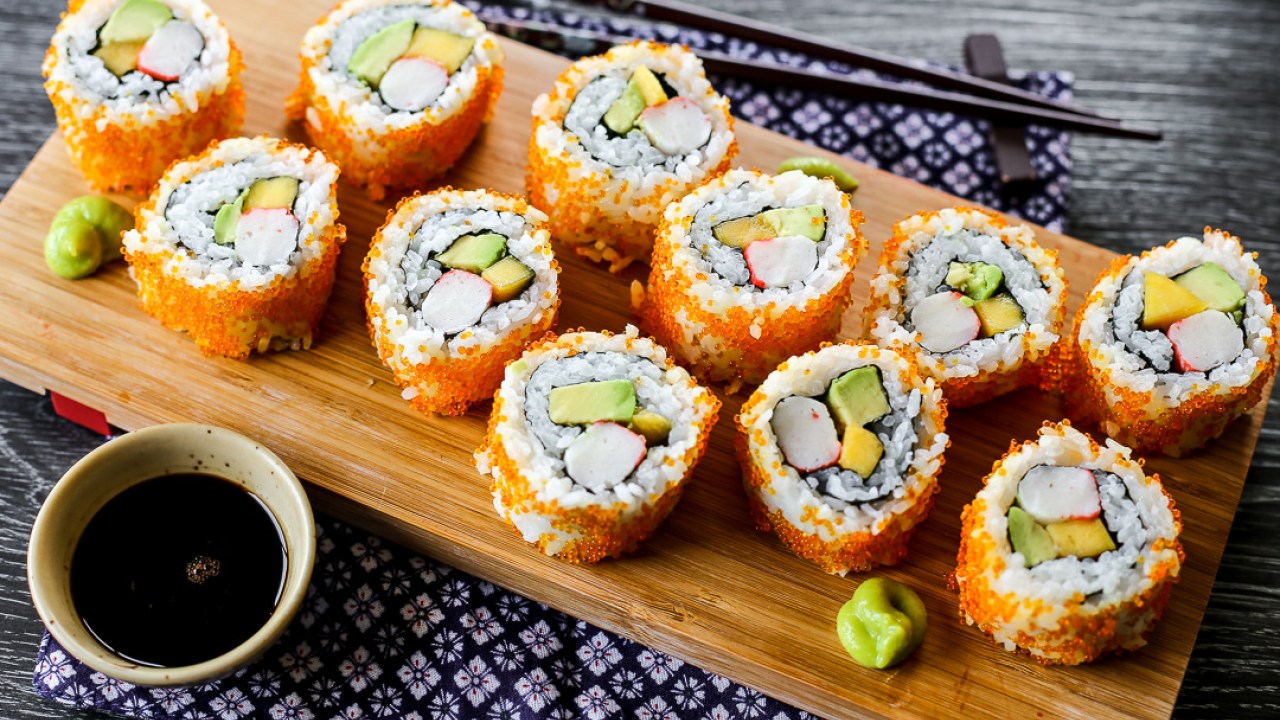 Order California Roll food online from Bento Go store, Columbus on bringmethat.com