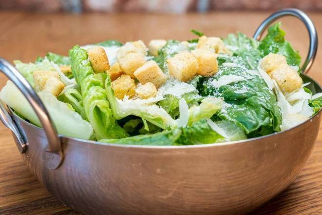 Order Caesar Salad food online from Mr. Moto Pizza House store, San Diego on bringmethat.com
