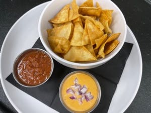 Order Chips & Queso food online from The Morrie store, Birmingham on bringmethat.com