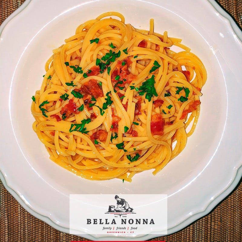 Order Pasta with Pomodoro - Pasta food online from Bella Nonna Pizza Restaurant store, Greenwich on bringmethat.com