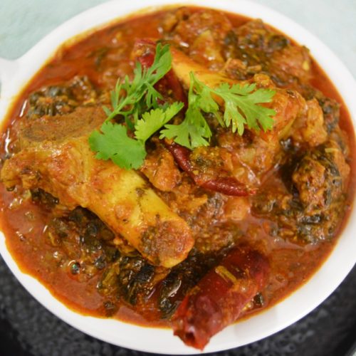 Order Gongura Goat Curry food online from Cafe Captain Cook store, Tempe on bringmethat.com