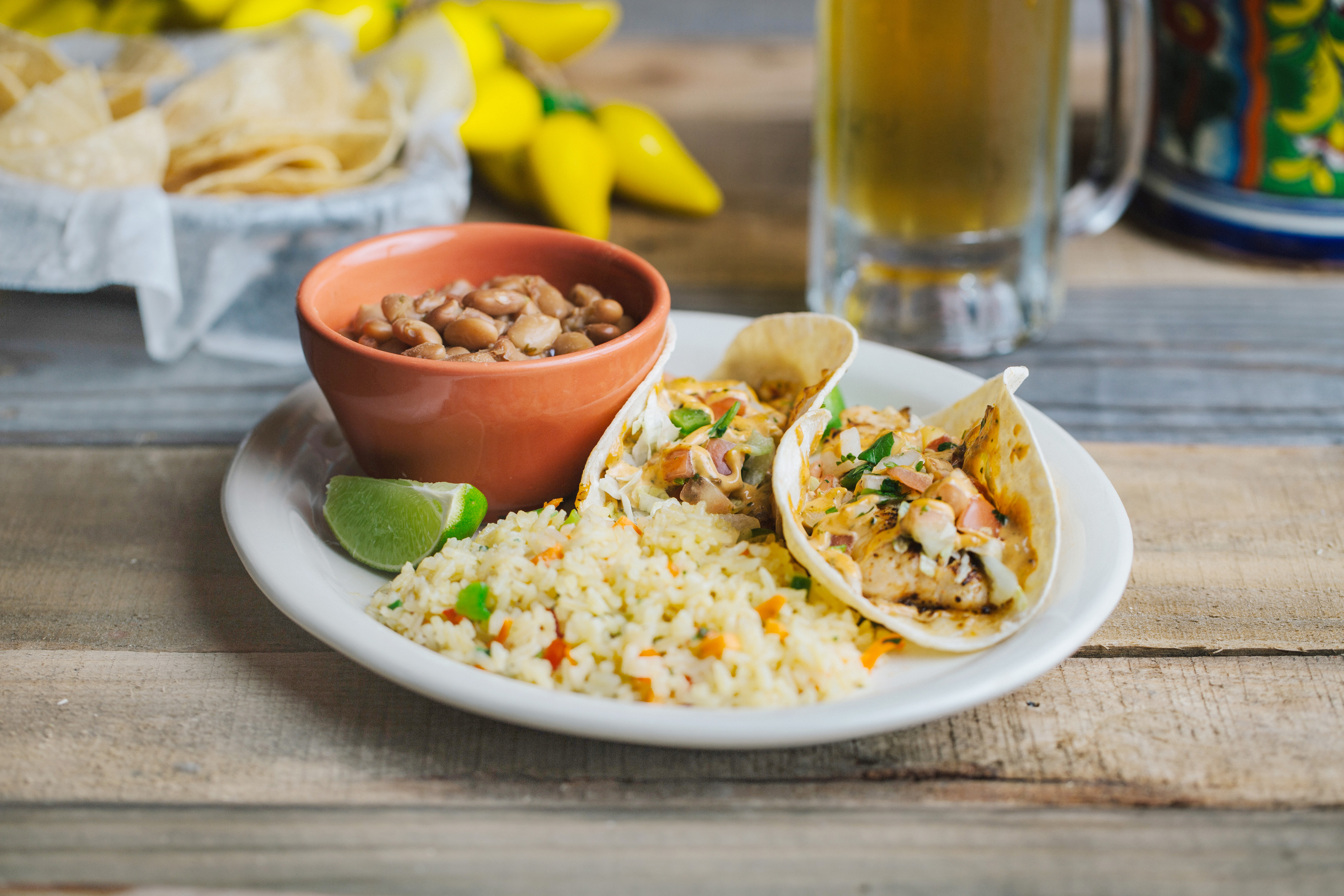 Order Fish Tacos food online from Casa Ole store, Conroe on bringmethat.com