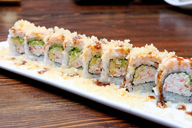Order White Dragon Roll food online from J Sushi store, Corona on bringmethat.com