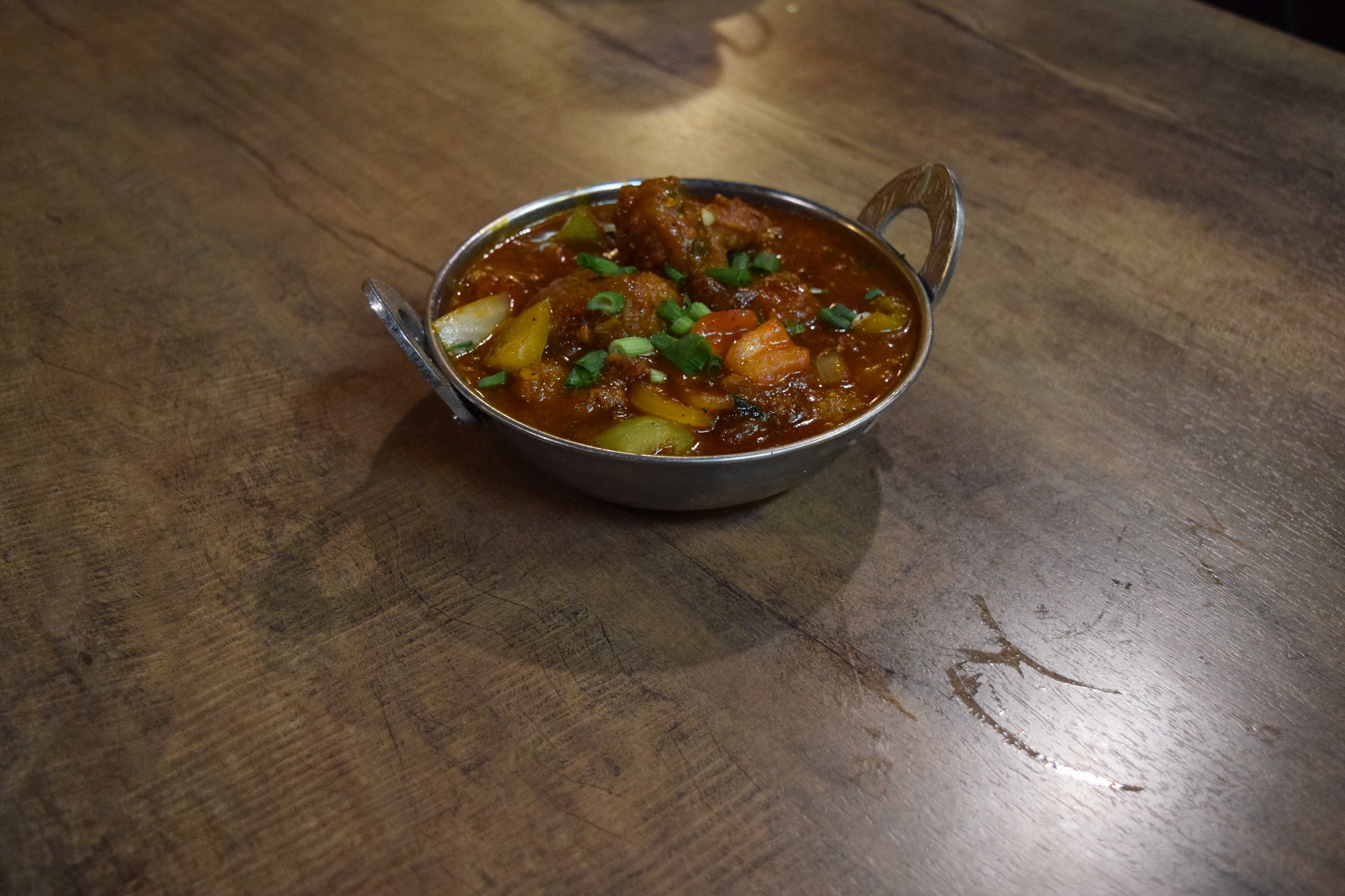 Order Chili Paneer (Gravy) food online from Sattva Indian Rasoi store, Mission Viejo on bringmethat.com