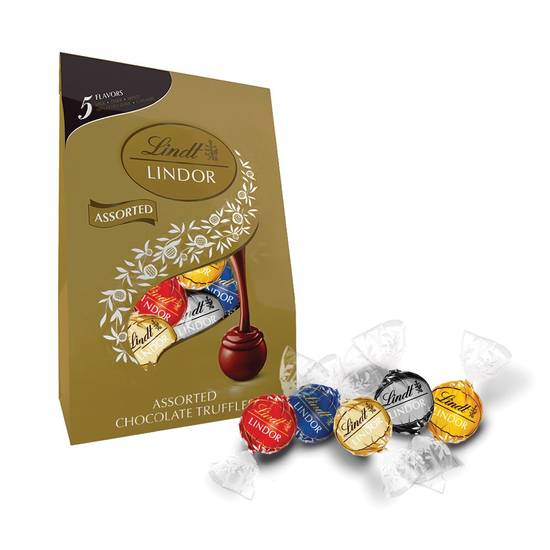 Order Lindt LINDOR Assorted Chocolate Truffles, Chocolates with Smooth, Melting Truffle Center, 15.2 oz. Bag food online from Cvs store, TRAVERSE CITY on bringmethat.com
