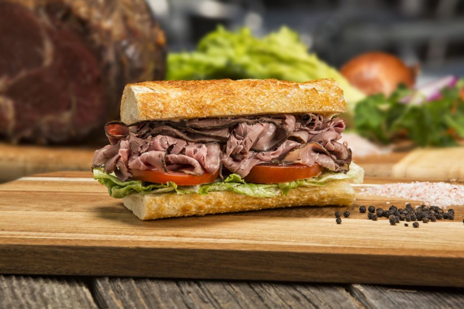 Order Roast Beef Sandwich food online from Sourdough & Co store, Atwater on bringmethat.com