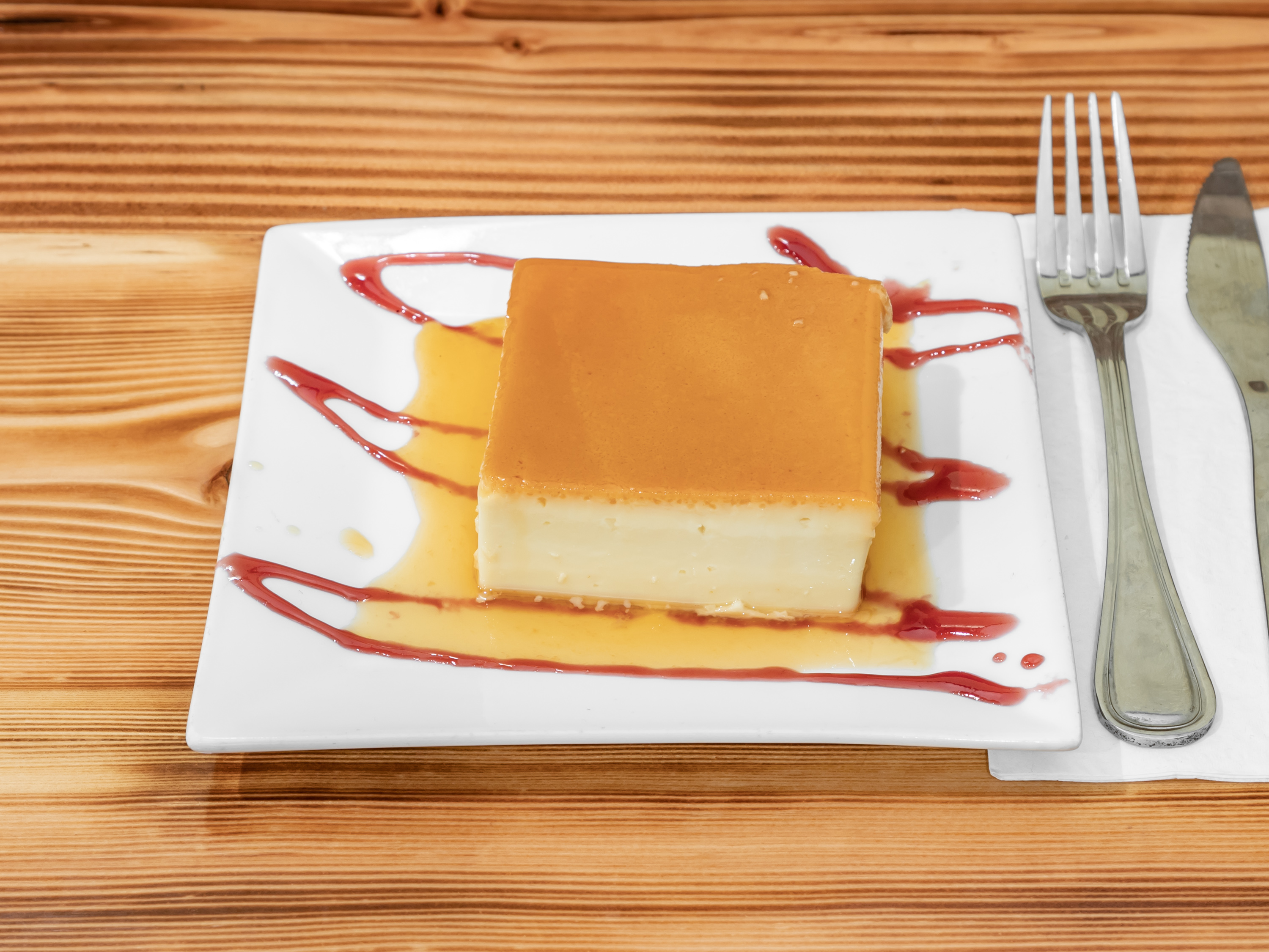 Order Flan food online from El Rincon Mexican Kitchen And Tequila Bar store, Addison on bringmethat.com
