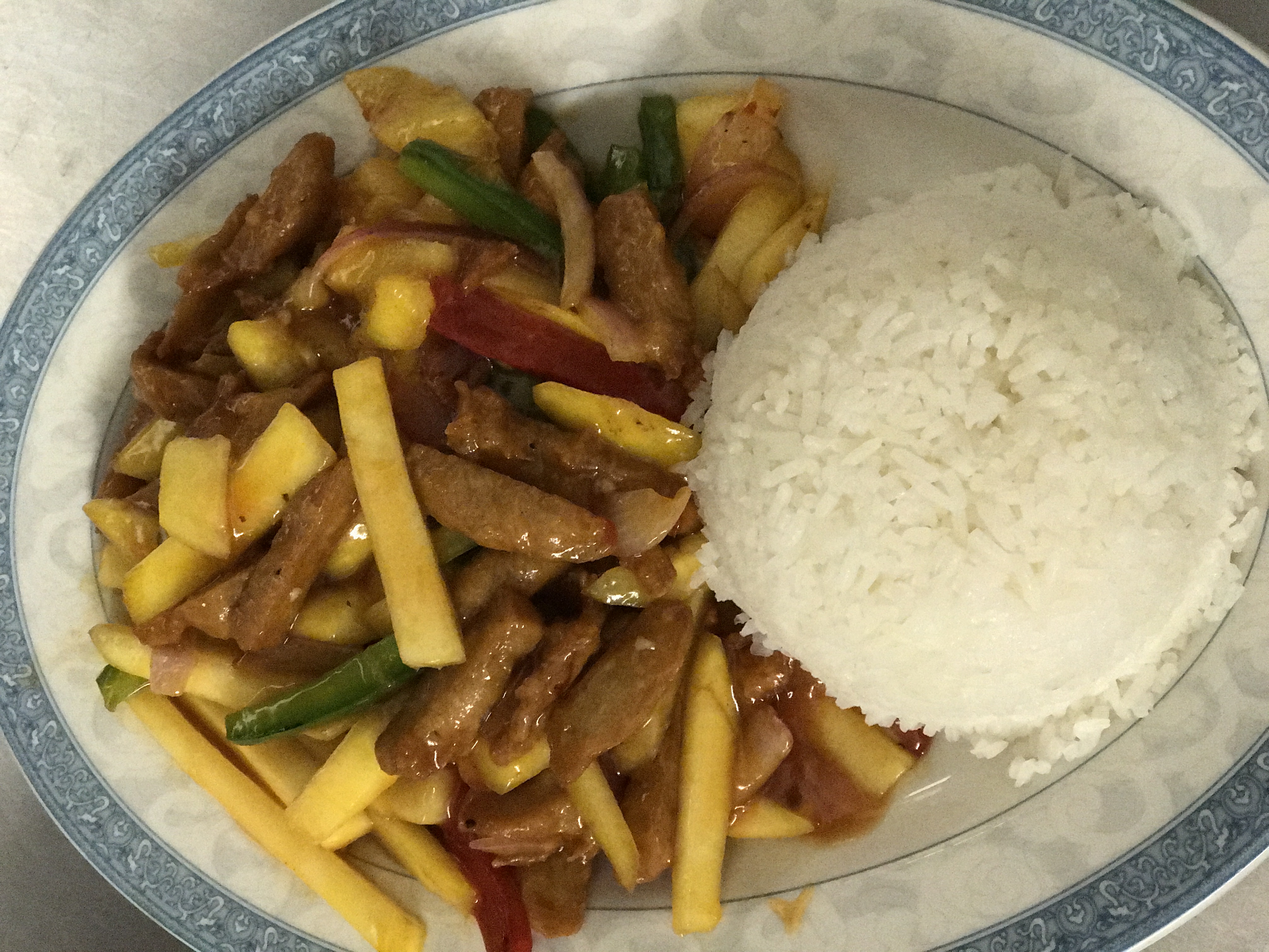 Order Mango Chicken Lunch Special food online from Vegetarian Palate store, Brooklyn on bringmethat.com