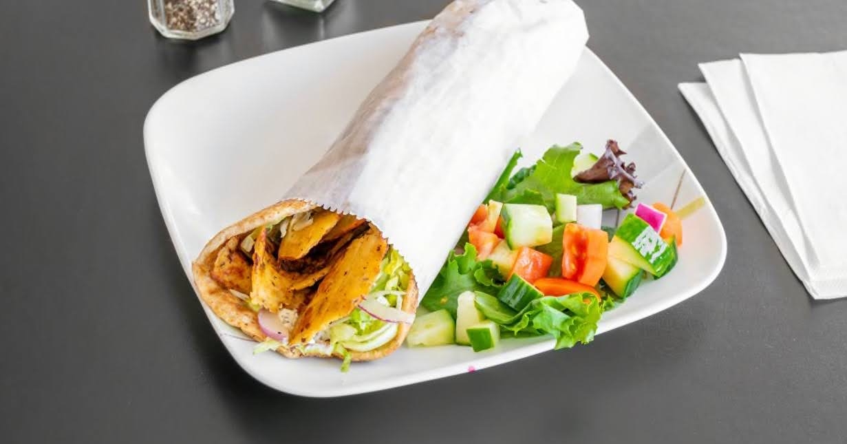 Order Chicken Gyro Pita food online from Pita Grill and Creperie - Warren store, Warren on bringmethat.com