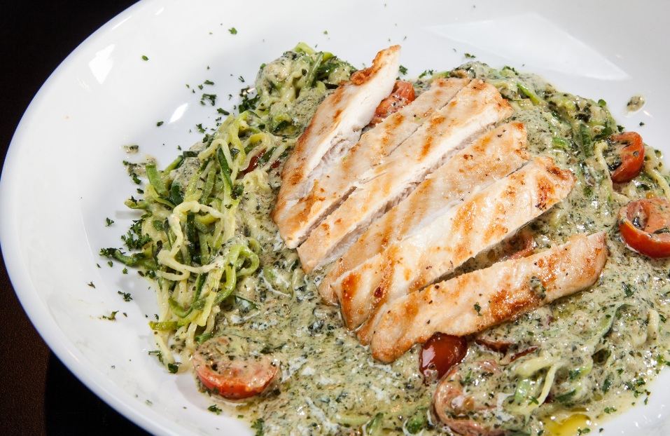 Order Pesto Zucchini with Chicken food online from Salamone North store, Rockford on bringmethat.com