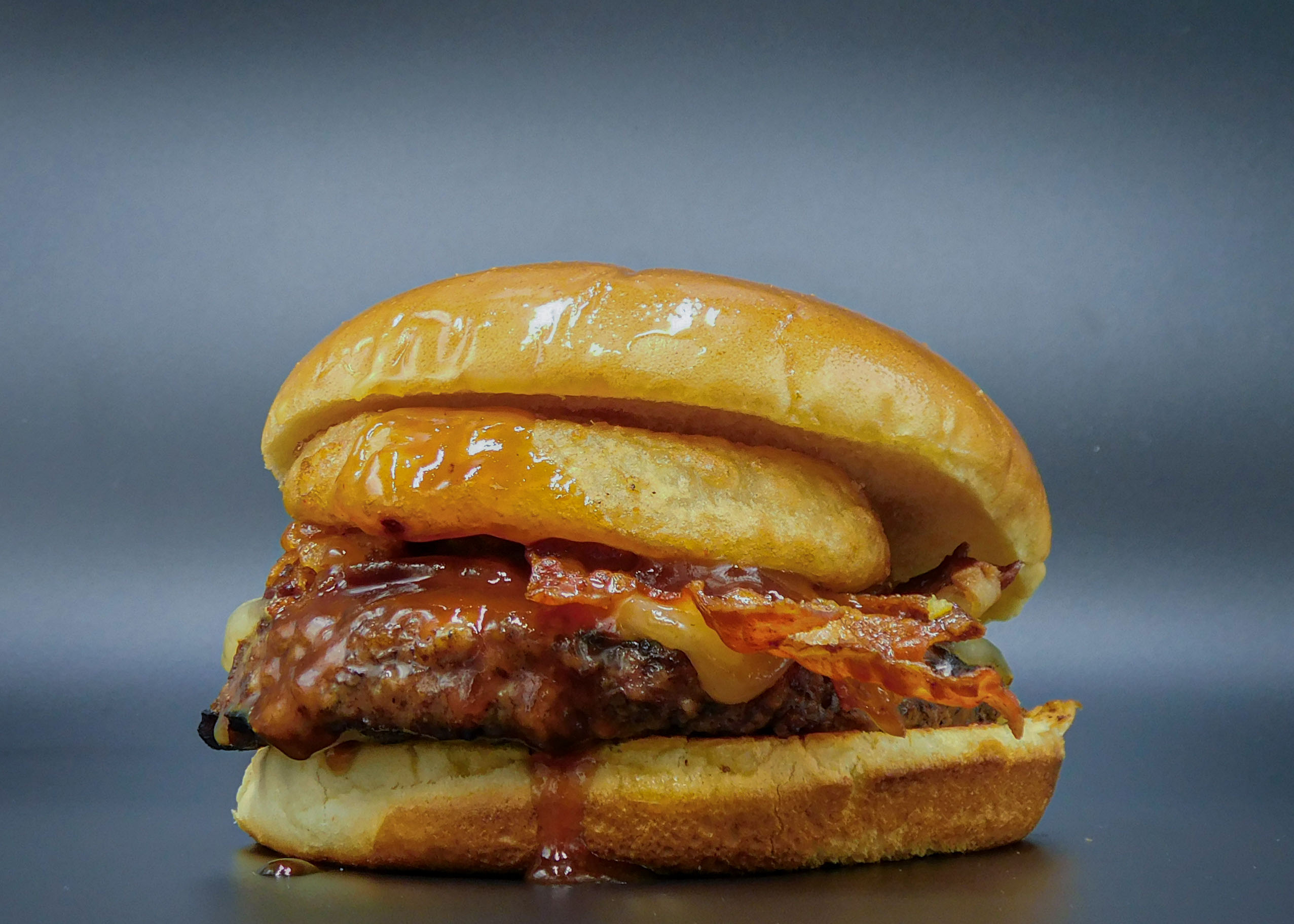 Order WESTERN BURGER food online from Pit Rib House store, Hickory Hills on bringmethat.com