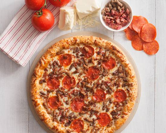 Order Meat Lovers Pizza food online from Hunt Brothers Pizza store, Dothan on bringmethat.com