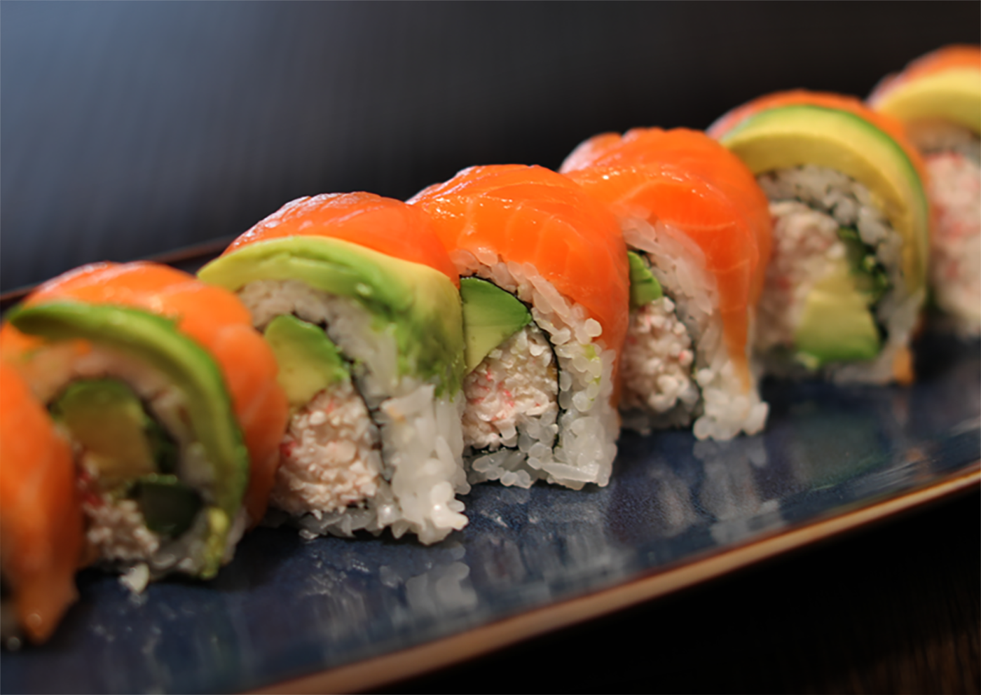 Order Ultimate Salmon Roll food online from Ise Sushi Japanese Restaurant store, Placentia on bringmethat.com