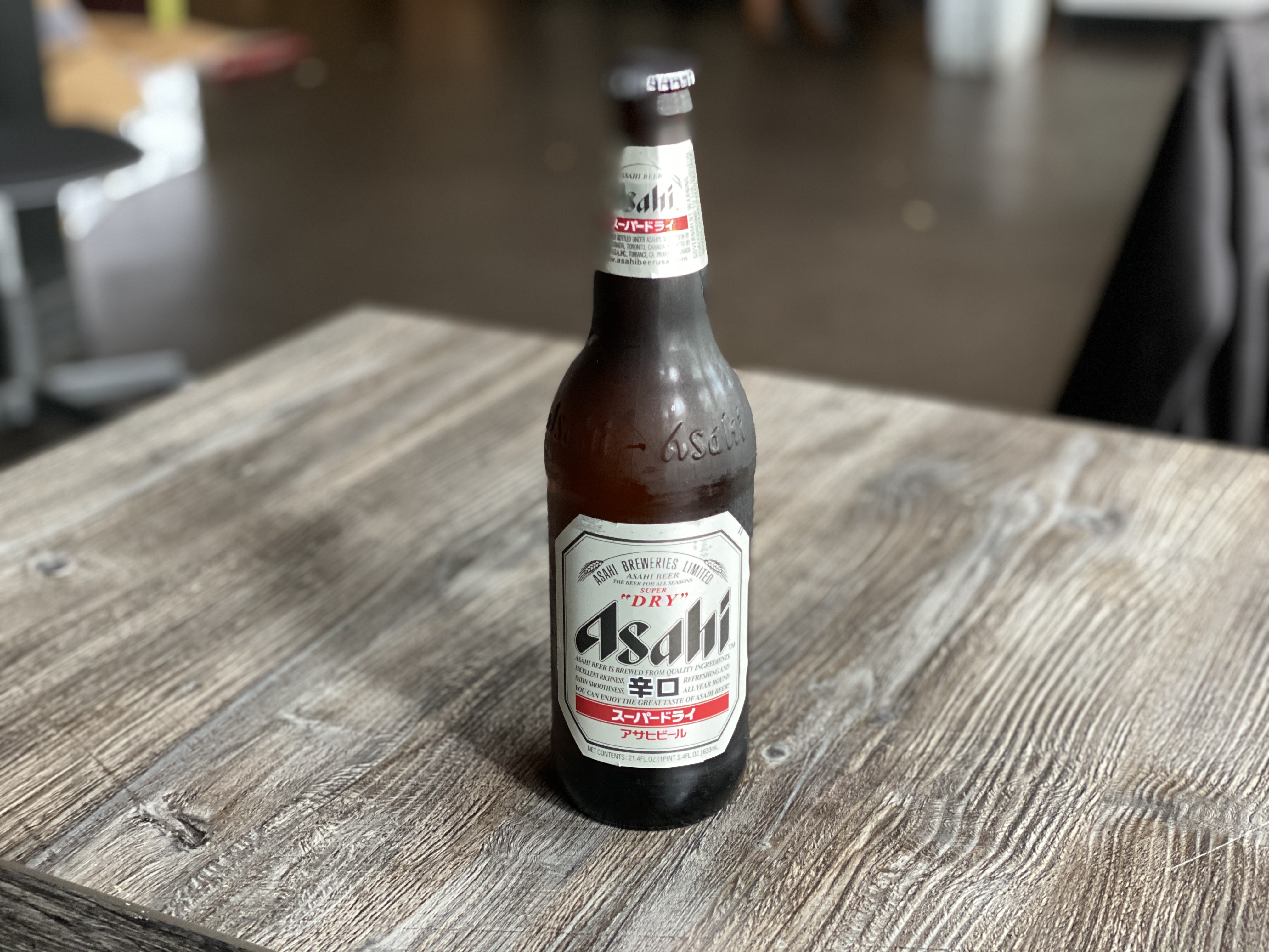 Order 22 oz. Asahi Beer  food online from Sushi Confidential store, Campbell on bringmethat.com