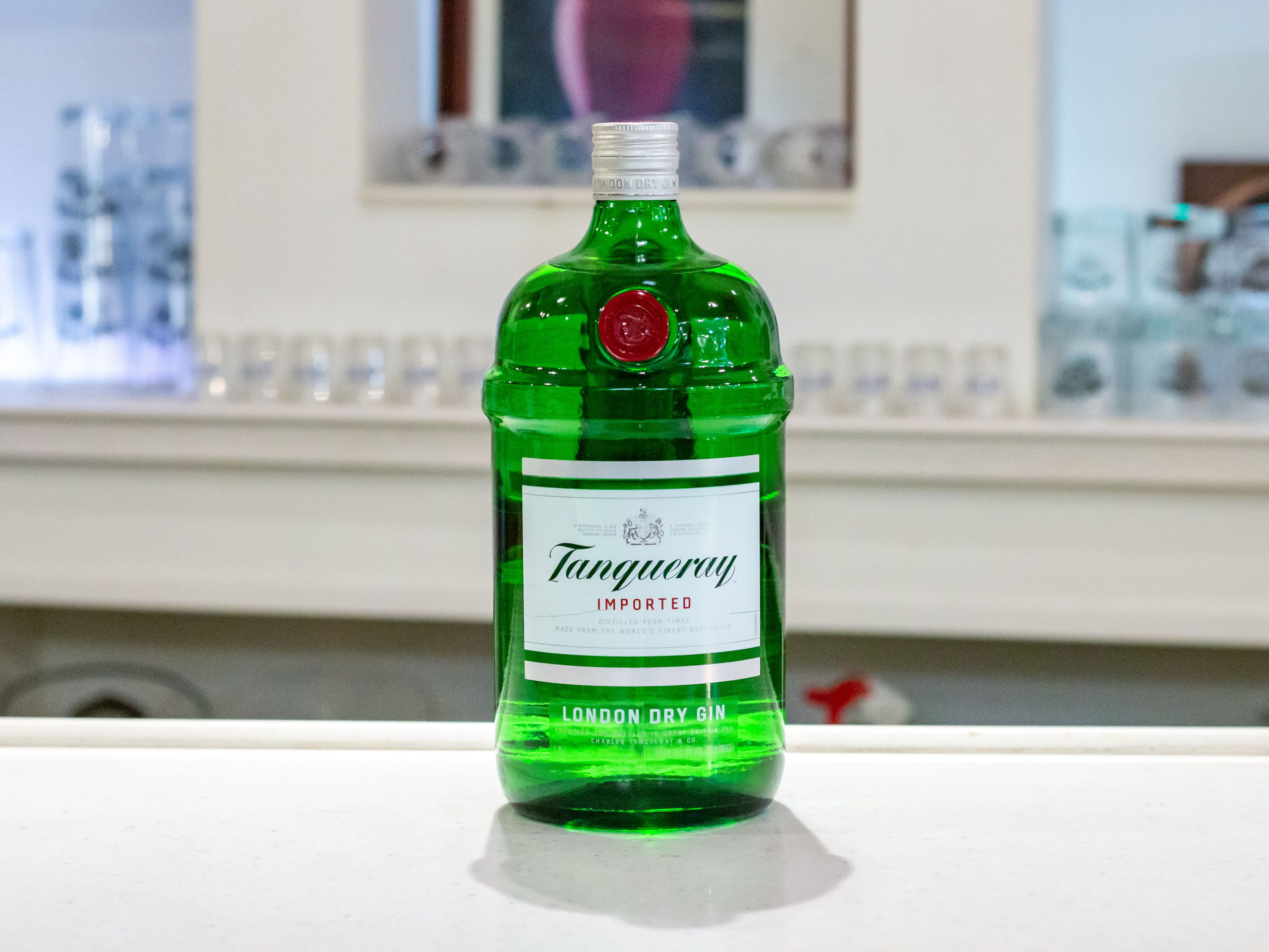 Order 750 ml.  Tanqueray Rangpur Gin  food online from Broadway Plaza Liquor store, Albany on bringmethat.com