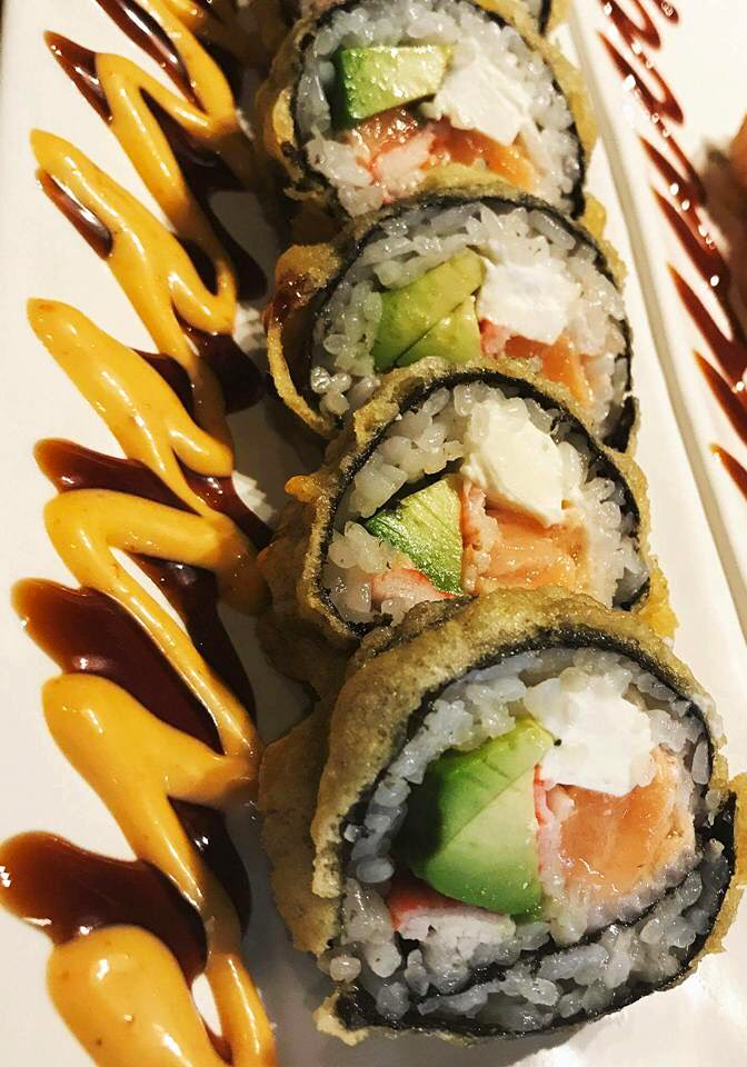 Order Las Vegas Roll ( 6 pcs ) food online from Miyabi Sushi Japanese Restaurant store, Houston on bringmethat.com