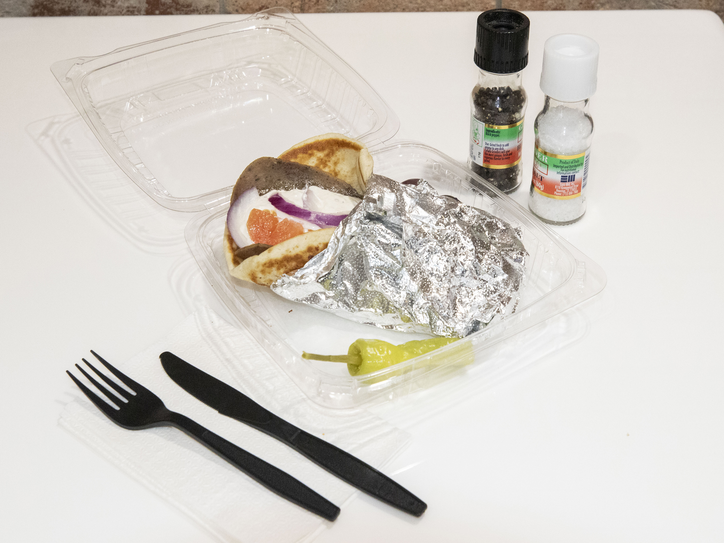 Order GYRO food online from Paulies Poboys store, Houston on bringmethat.com