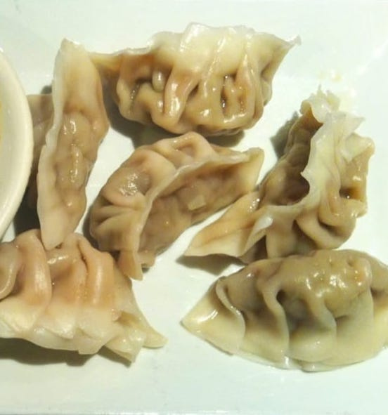 Order 4. Six Piece Steamed Dumplings food online from Asian Kitchen store, Durham on bringmethat.com