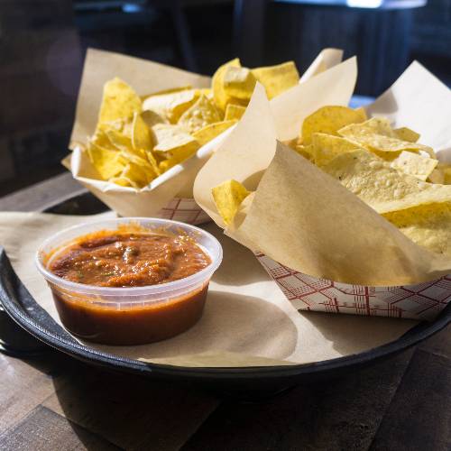 Order Chips & Salsa food online from Roscoe's Smokehouse store, Burleson on bringmethat.com