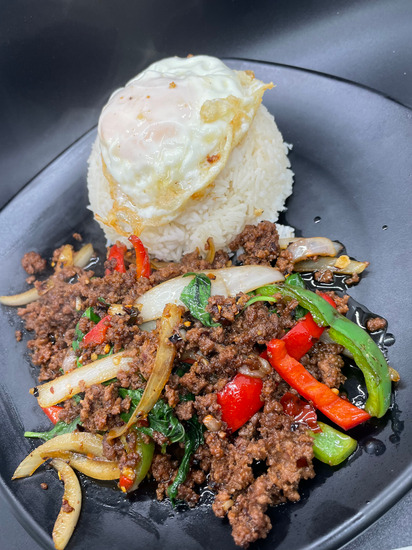 Order Pad Grapow beef food online from Joythai Kitchen store, Mckinney on bringmethat.com