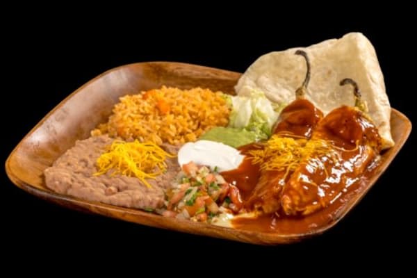 Order 2 Chile Rellenos Enchilada food online from Filibertos Mexican Food store, Glendale on bringmethat.com