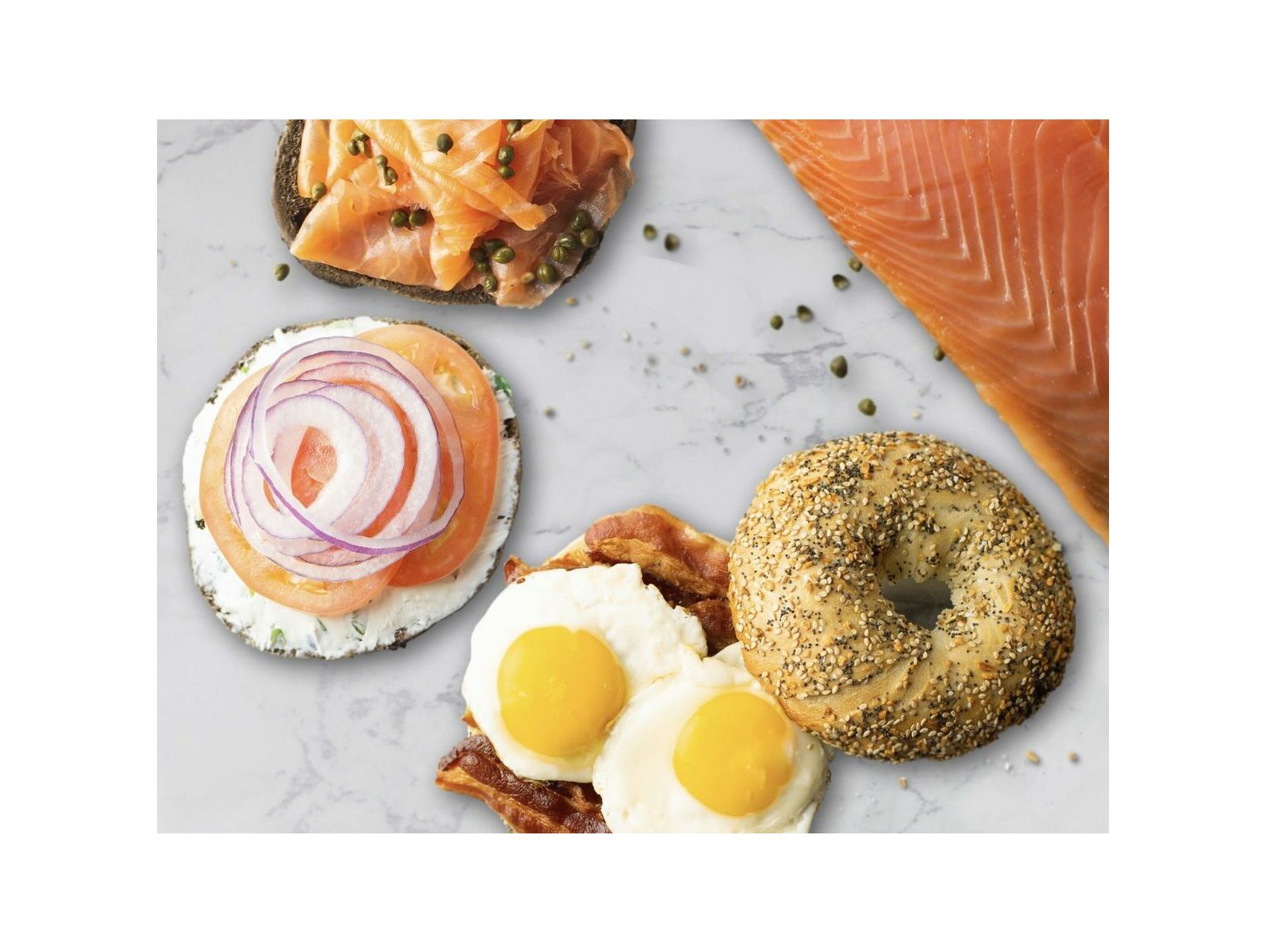 Order Eggs food online from Brooklyn Bagel And Coffee Company store, Woodside on bringmethat.com