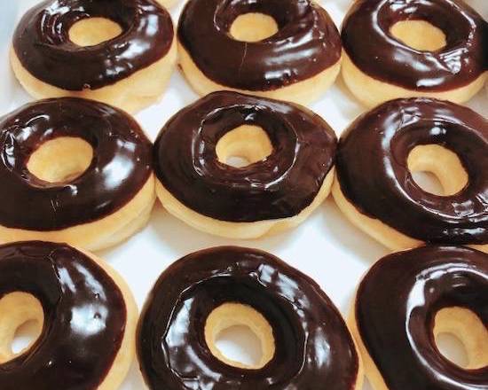 Order Chocolate Donut food online from Twisty Donuts store, Mansfield on bringmethat.com