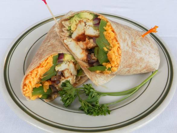 Order Grilled Chicken Avocado Wrap food online from Red Olive store, Dearborn on bringmethat.com