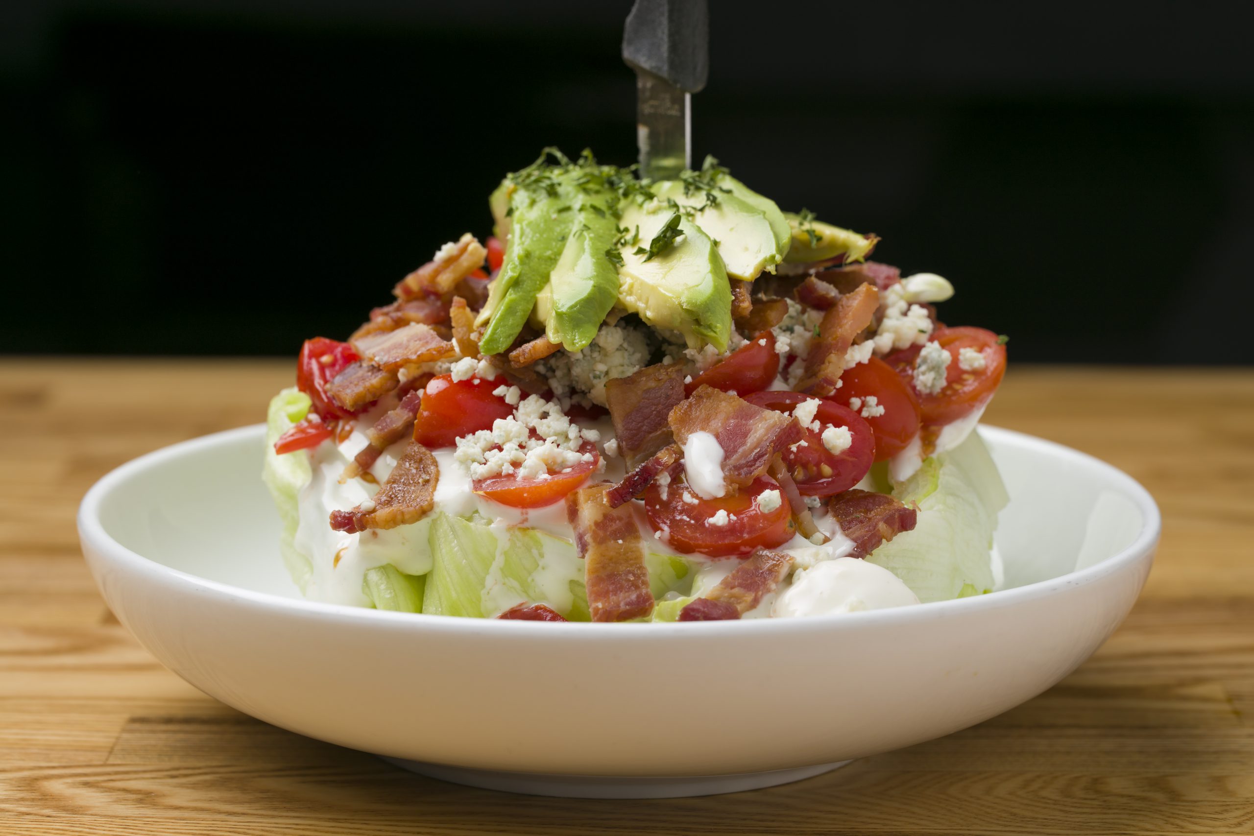 Order The Ultimate BLT Salad food online from Slater's 50/50 store, Las Vegas on bringmethat.com