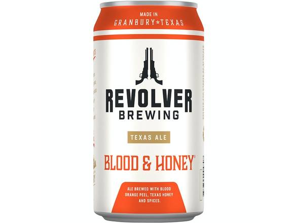 Order Revolver Brewing Blood & Honey Ale Craft Beer - 6x 12oz Cans food online from Goody Goody Liquor Parent store, Dallas on bringmethat.com