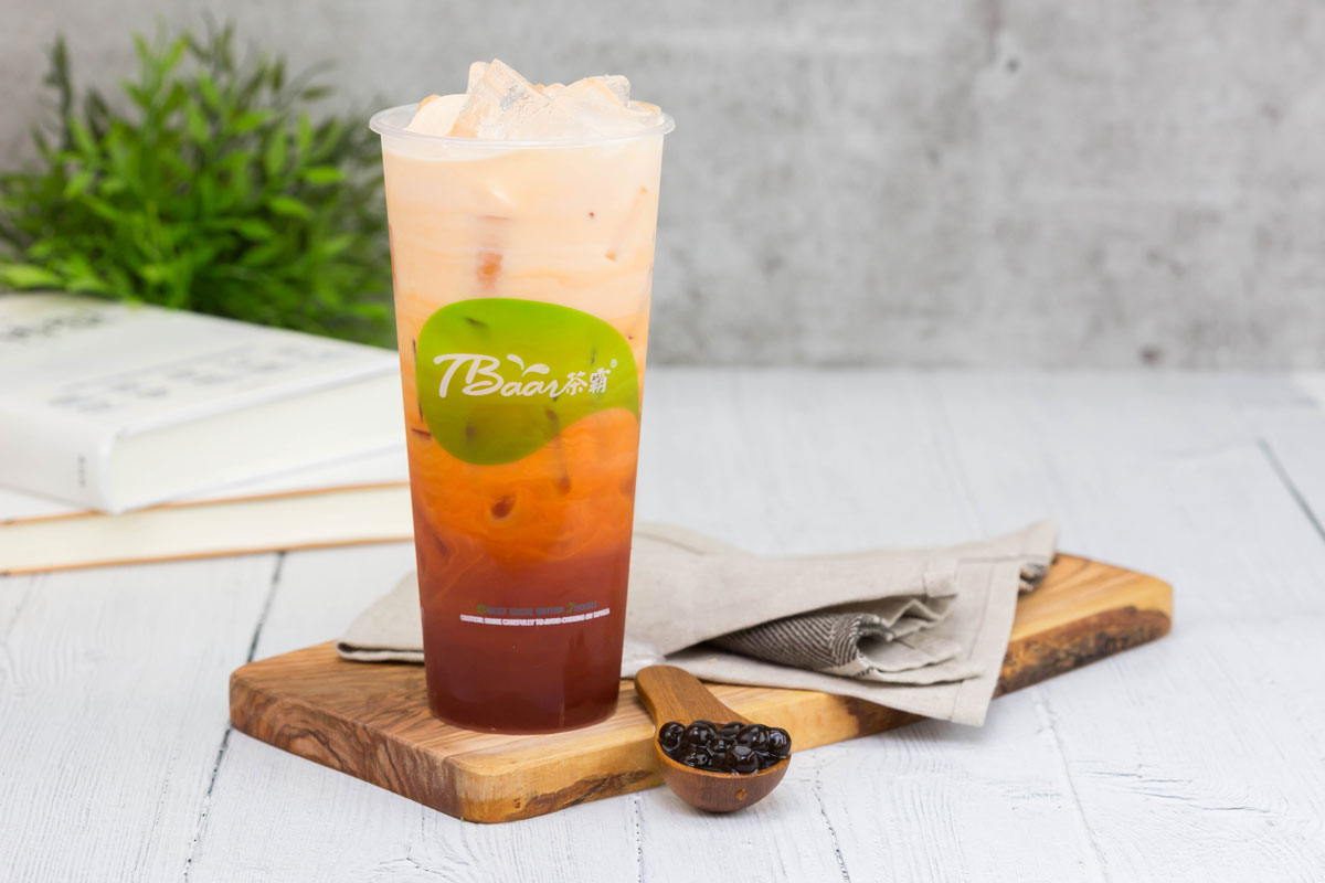 Order Thai Iced Tea 泰式奶茶 food online from Tbaar store, Quincy on bringmethat.com