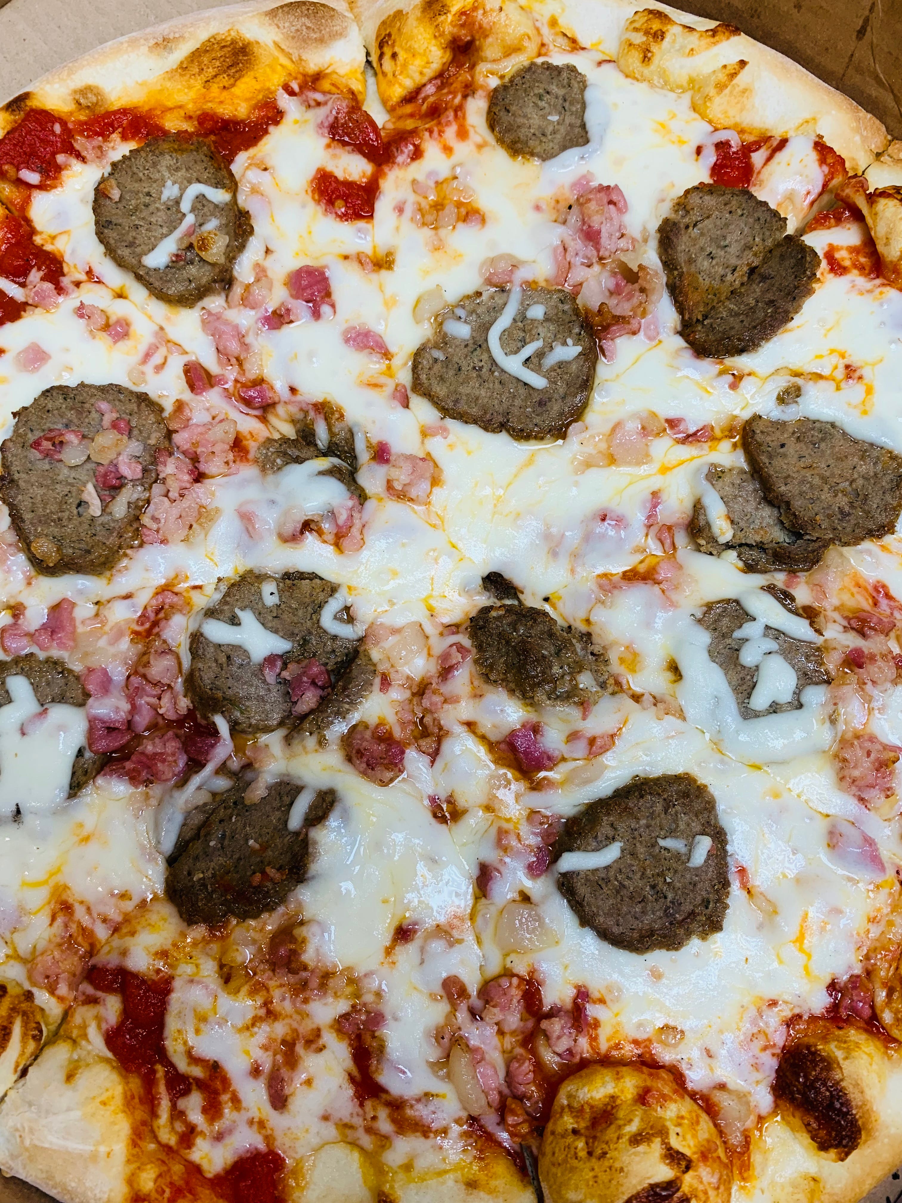 Order Meatball Pizza - 12" (6 Slices) food online from Pizza Di Roma & Pasta store, Martin on bringmethat.com