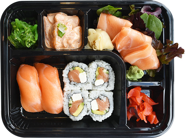 Order Salmon Lover Bento  food online from Sushi Kudasai store, Bellevue on bringmethat.com