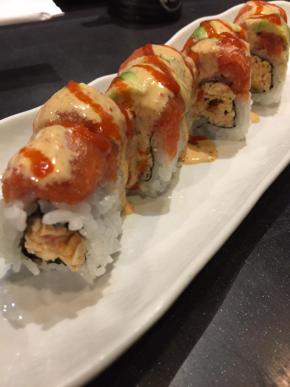 Order Heart Attack Roll food online from Oyshi Sushi store, Las Vegas on bringmethat.com