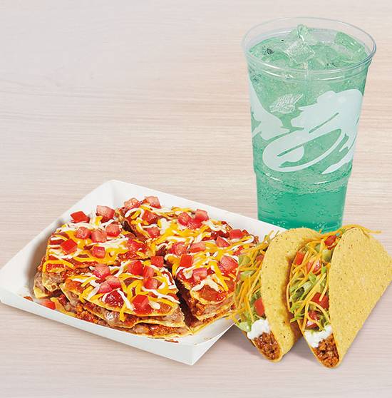 Order Triple Crunch Mexican Pizza Combo food online from Taco Bell store, Omaha on bringmethat.com