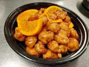 Order Orange Flavor Chicken 陳皮雞片 food online from La Bu La store, Bellevue on bringmethat.com