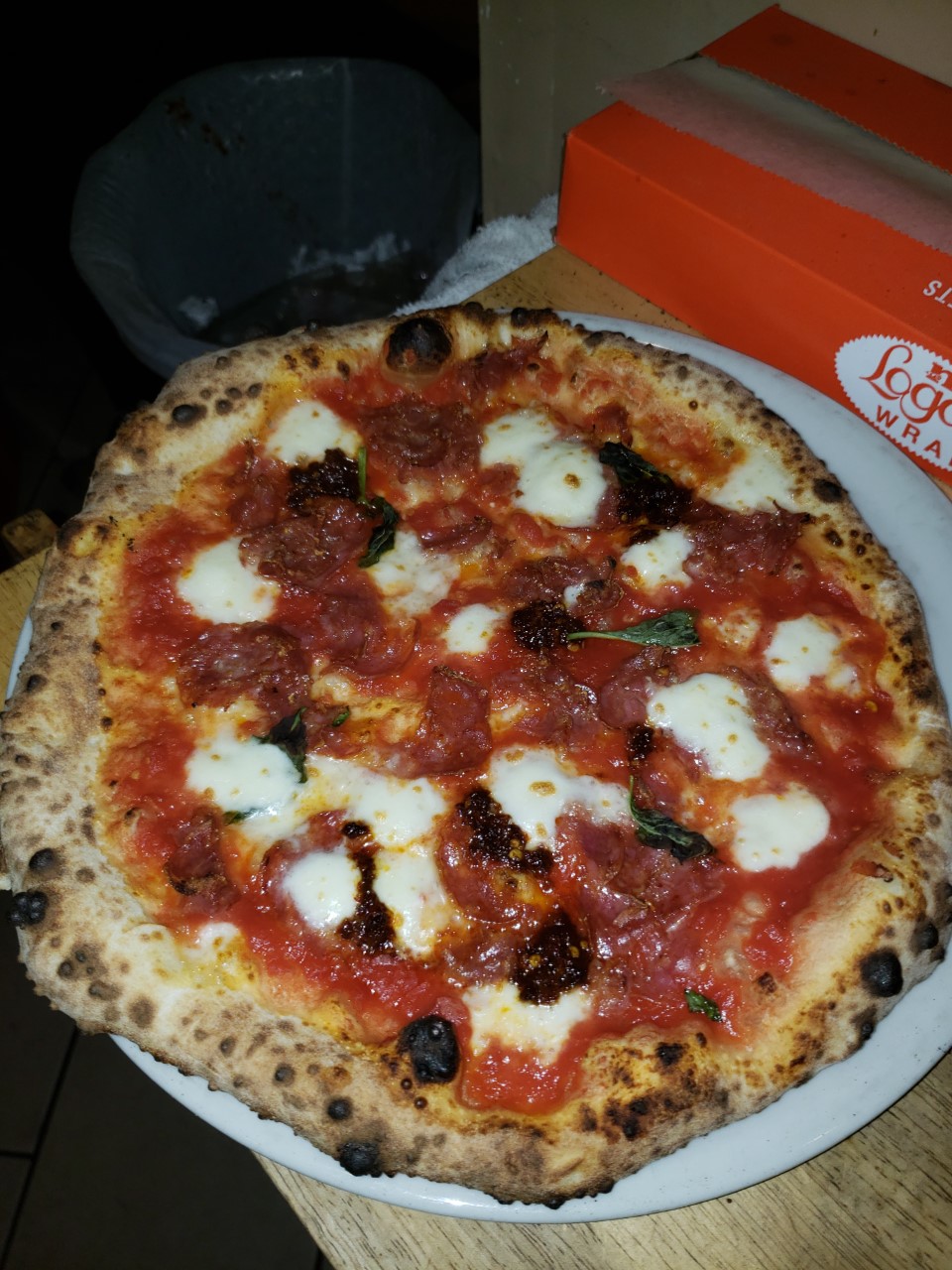 Order Arrabiata Pizza 12" (4 slices) food online from Naples Street Food store, Oceanside on bringmethat.com