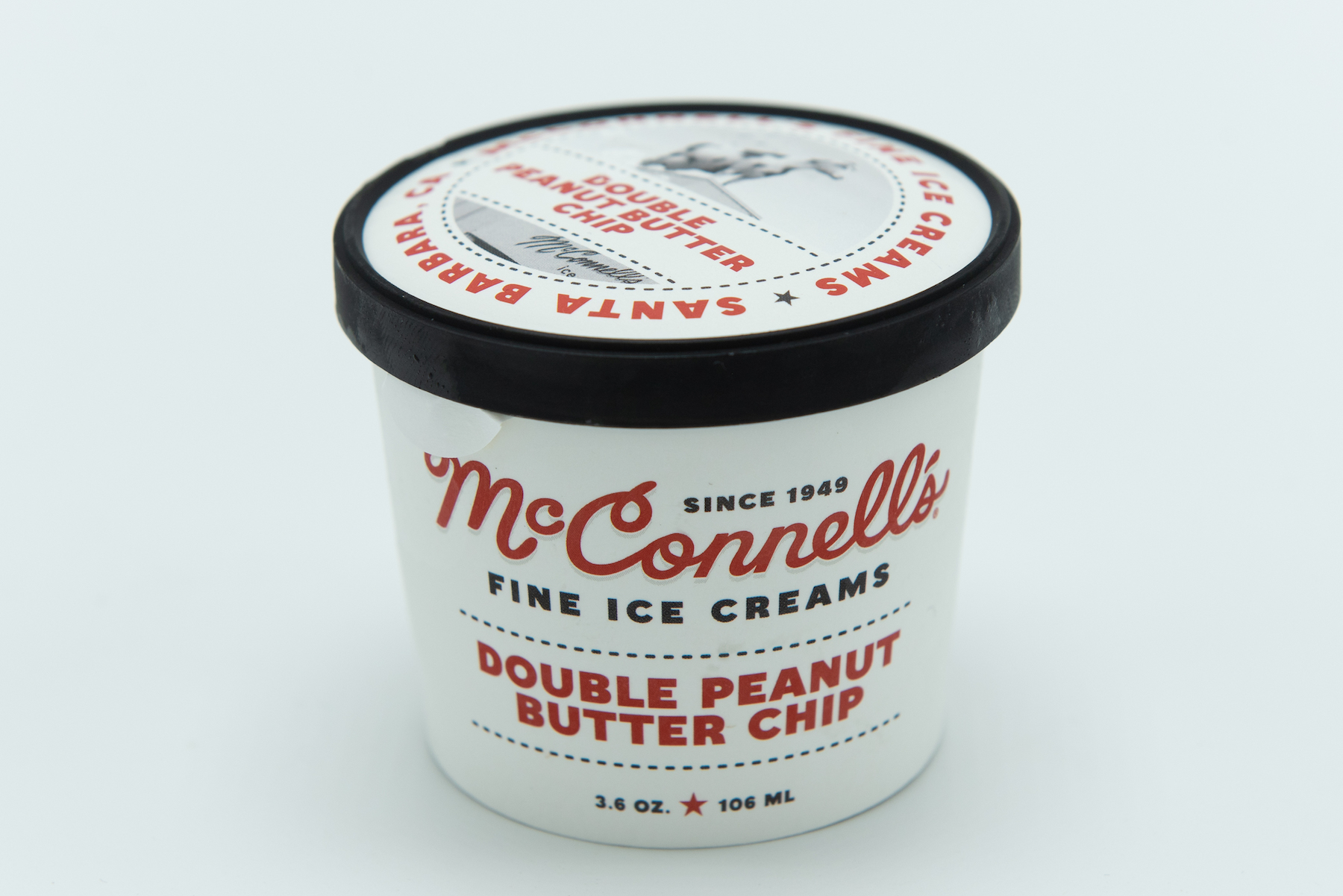 Order McConnell's fine ice cream | double peanut butter chip , 3oz single serving  food online from Sandpiper Liquors store, Summerland on bringmethat.com