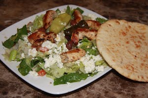 Order  Greek Chicken Salad food online from Zorbas Fine Greek Cuisine store, Albuquerque on bringmethat.com