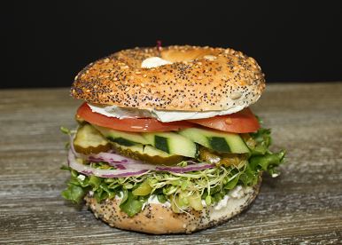 Order Veggie Sandwich Deluxe food online from Bagel Street Cafe Danville store, Danville on bringmethat.com