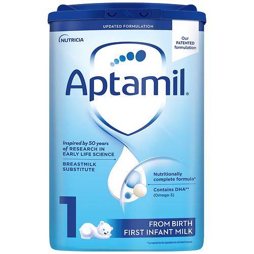 Order Aptamil Baby Formula, Stage 1 28.2 oz - 800.0 g food online from Walgreens store, Dayton on bringmethat.com